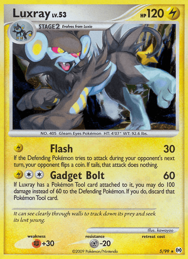 Luxray Pokémon card