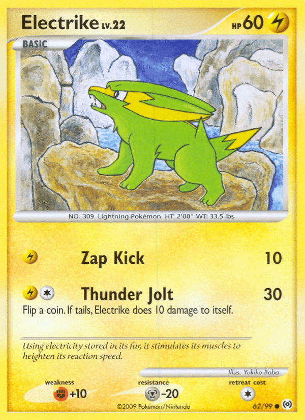 Electrike Pokémon card