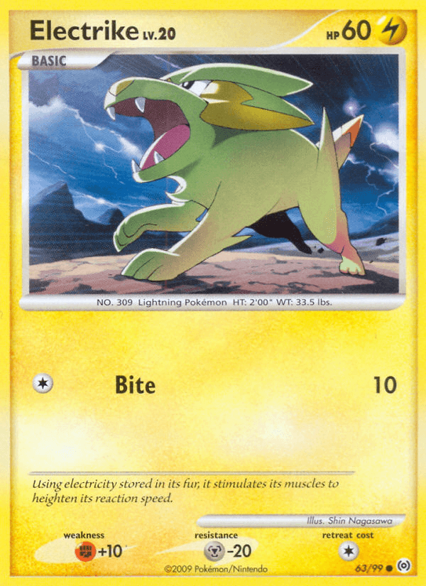 Electrike Pokémon card