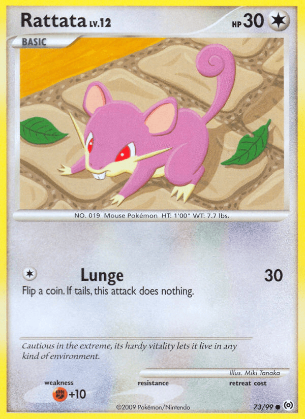 Rattata Pokémon card