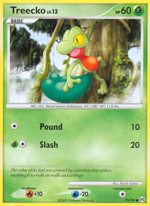 Treecko Pokémon card