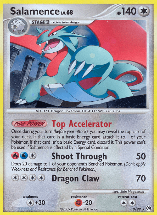 Salamence Pokémon card