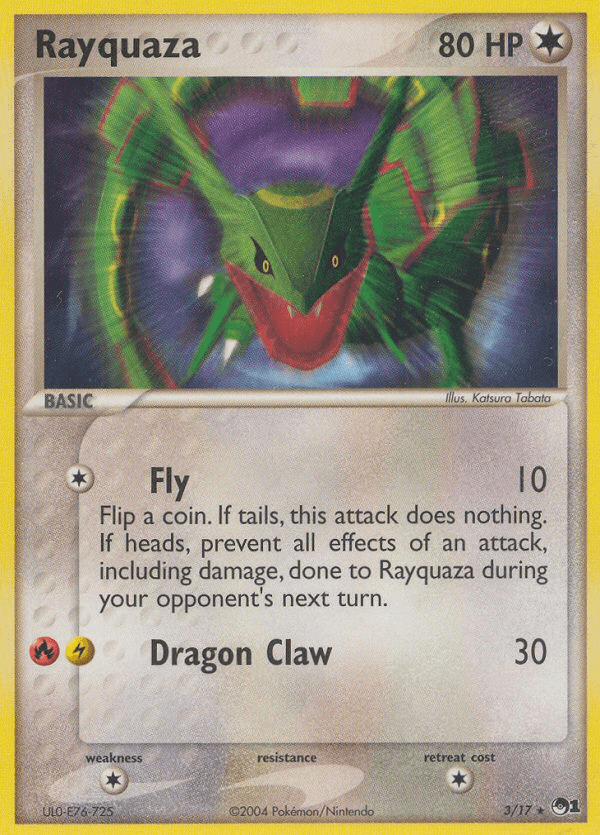 Rayquaza from POP Series 1