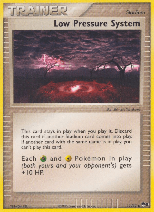 Low Pressure System Pokémon card