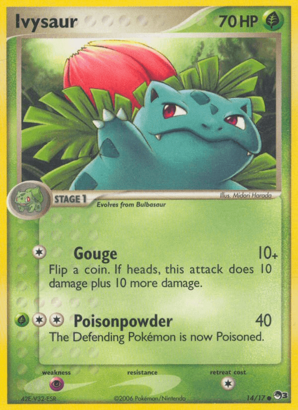 Ivysaur Pokémon card