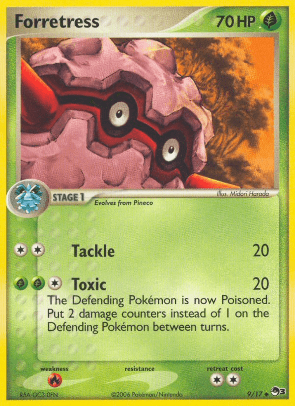 Forretress Pokémon card
