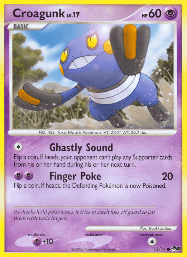Croagunk Pokémon card