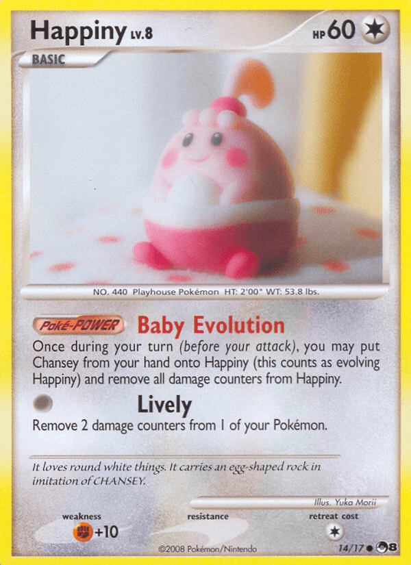 Happiny Pokémon card