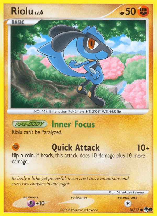 Riolu Pokémon card