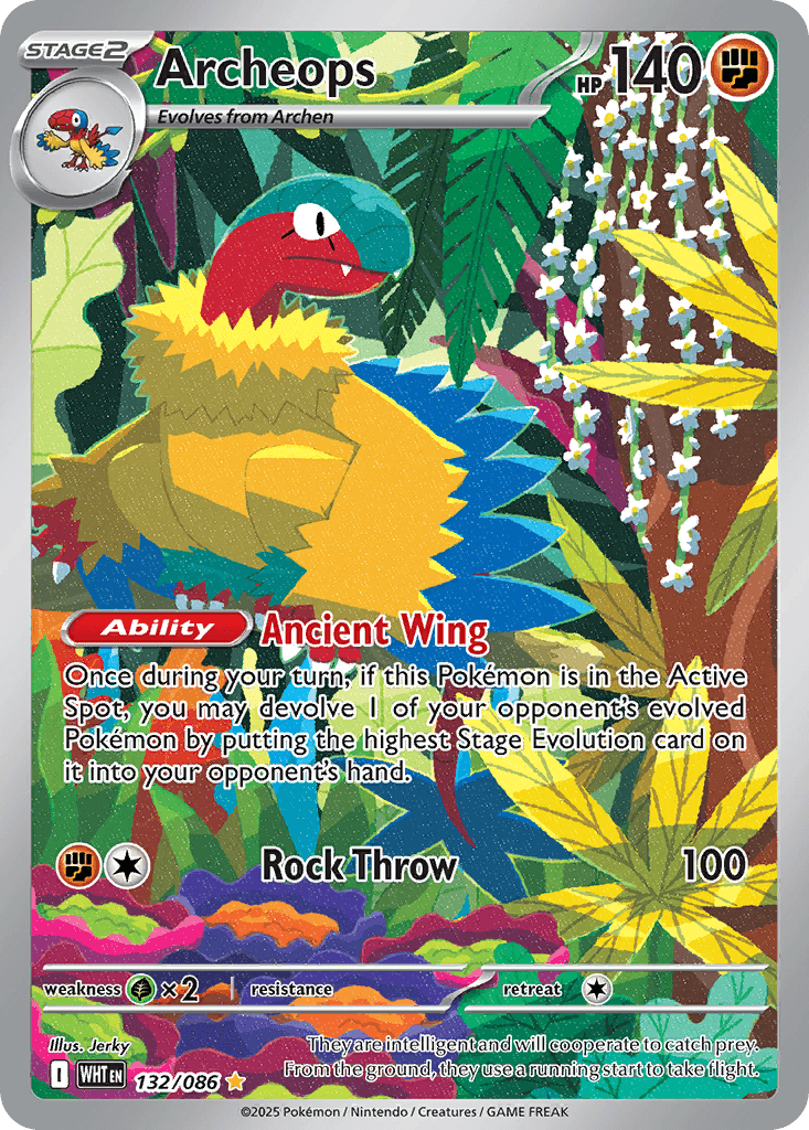 Archeops Pokémon card