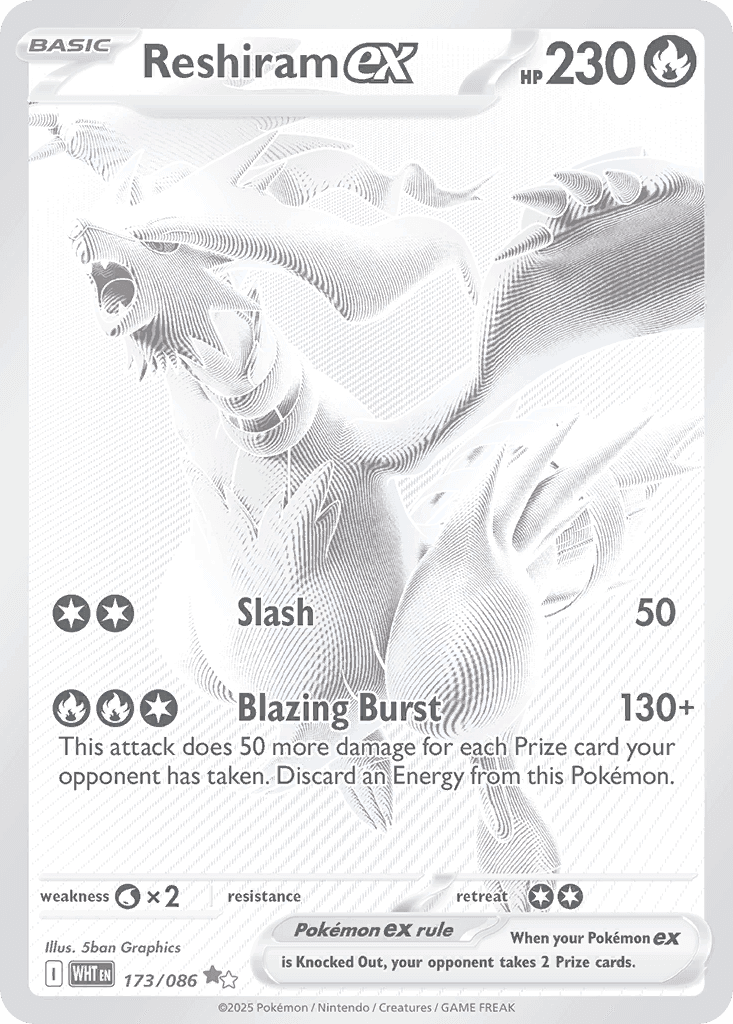 Reshiram ex — Gen 5
