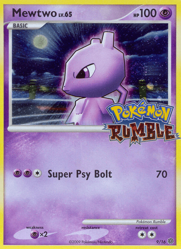 Mewtwo from Pokémon Rumble