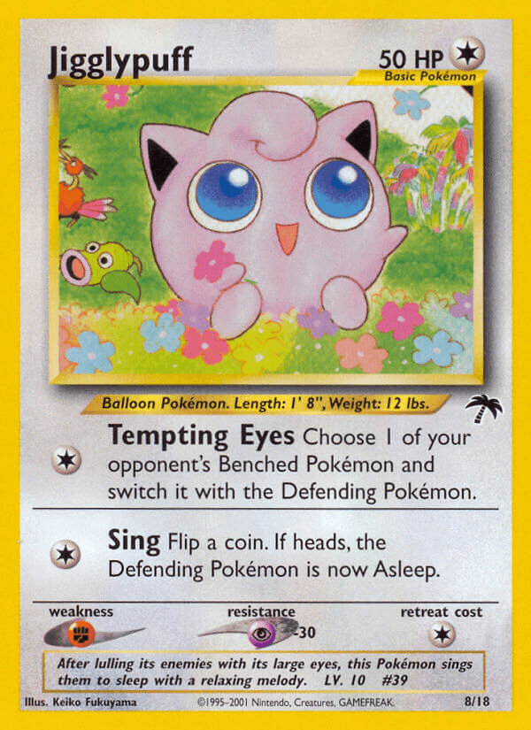 Jigglypuff Pokémon card