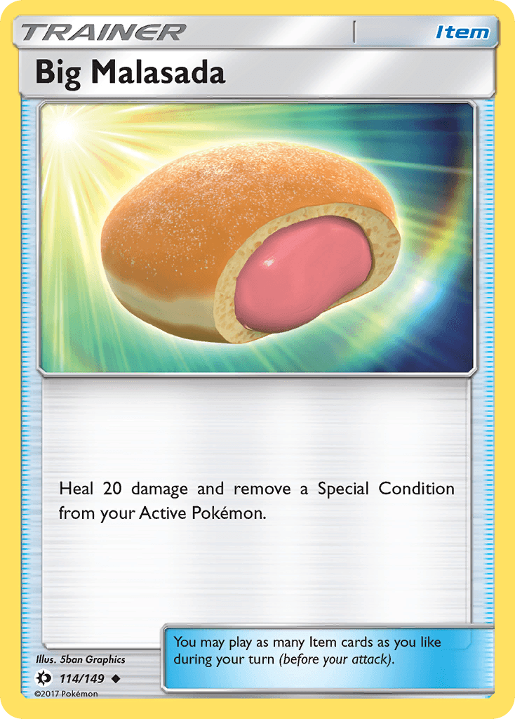 Big Malasada Pokémon card