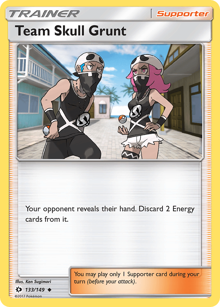 Team Skull Grunt Pokémon card