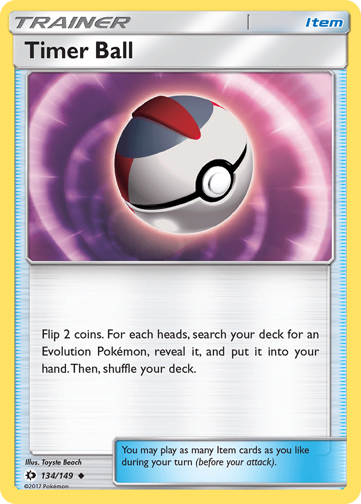 Timer Ball Pokémon card