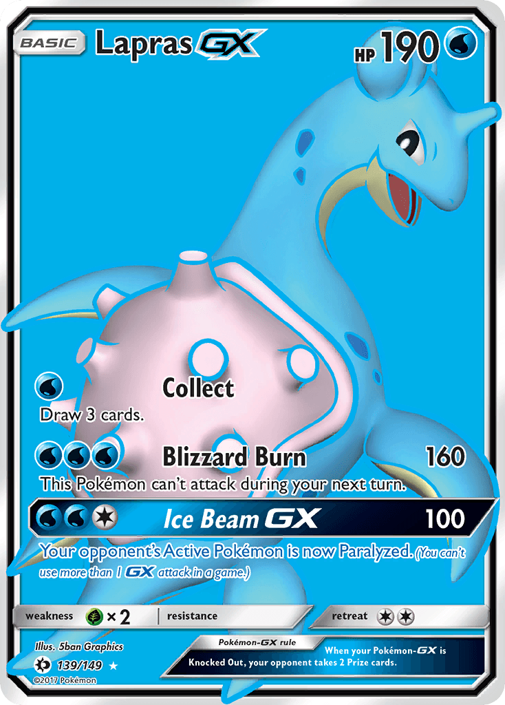 Lapras-GX from Sun & Moon