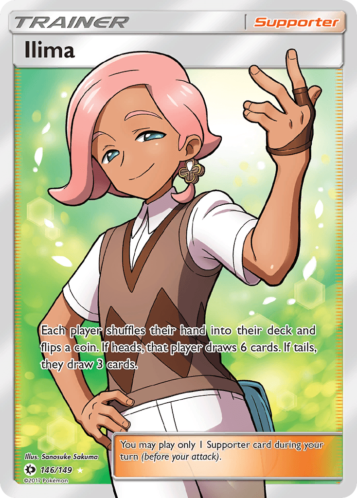 Ilima Pokémon card