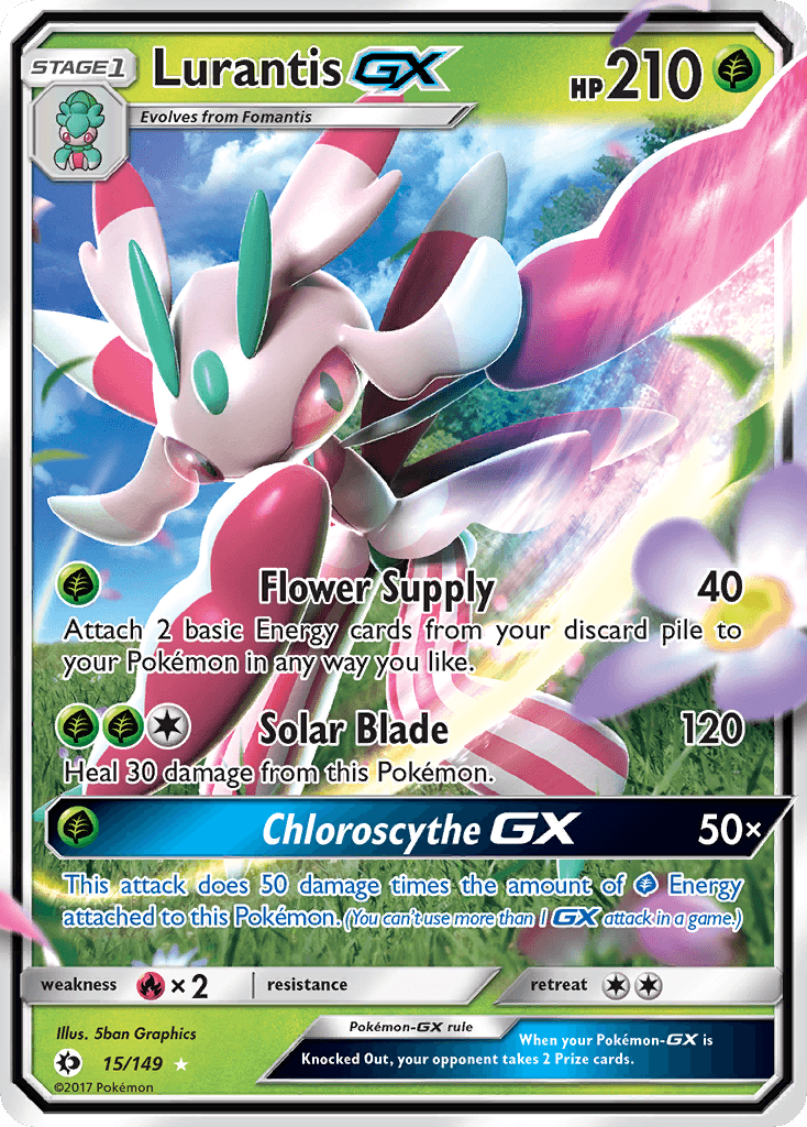 Lurantis-GX Pokémon card
