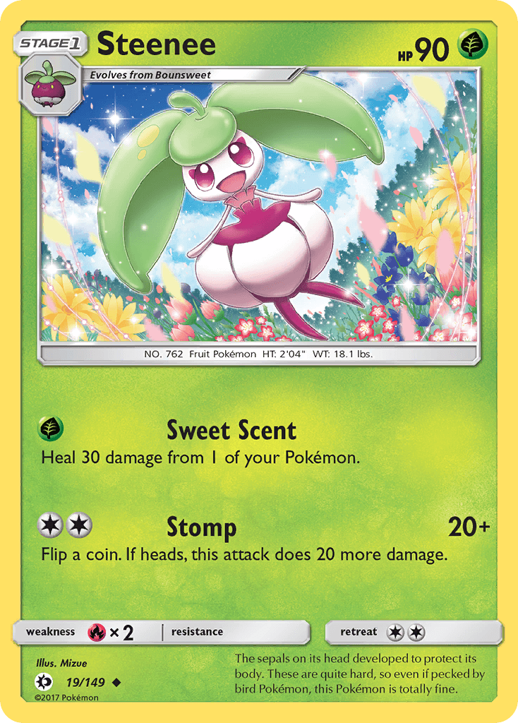Steenee Pokémon card
