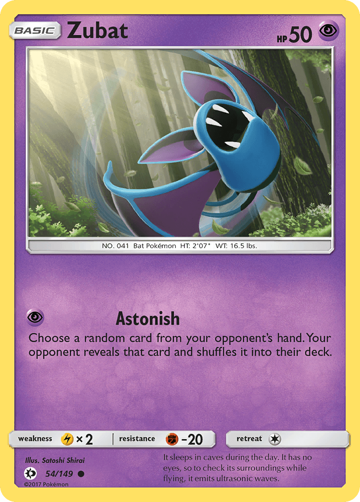 Zubat Pokémon card