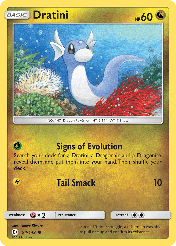 Dratini Pokémon card
