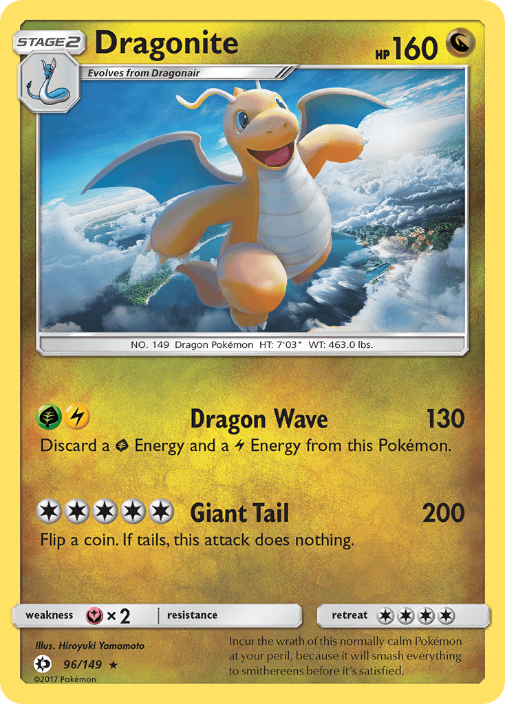 Dragonite from Sun & Moon