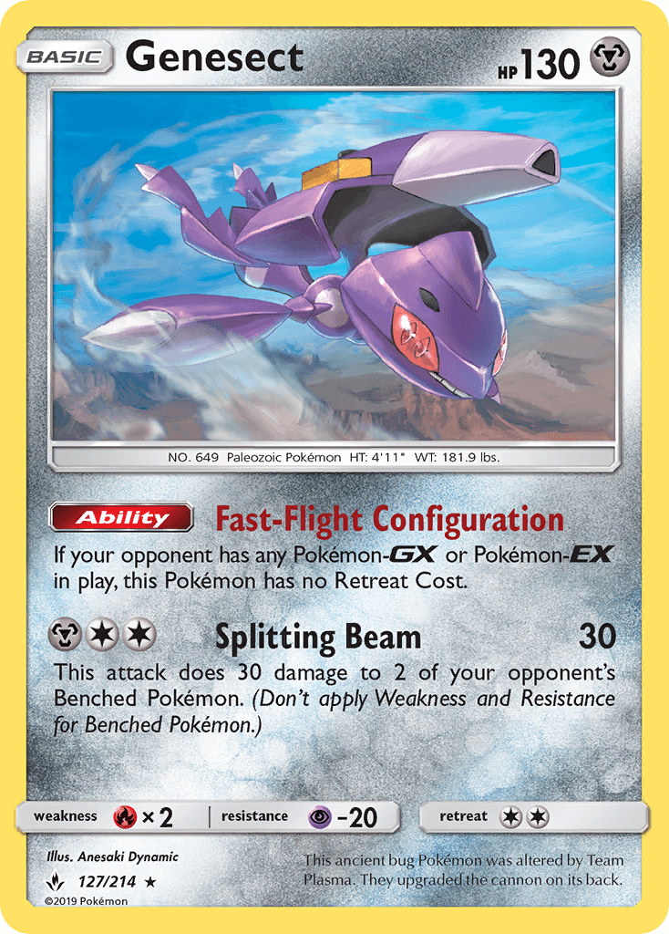 Genesect Pokémon card
