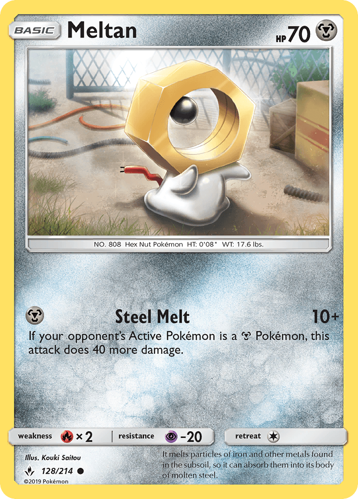 Meltan Pokémon card
