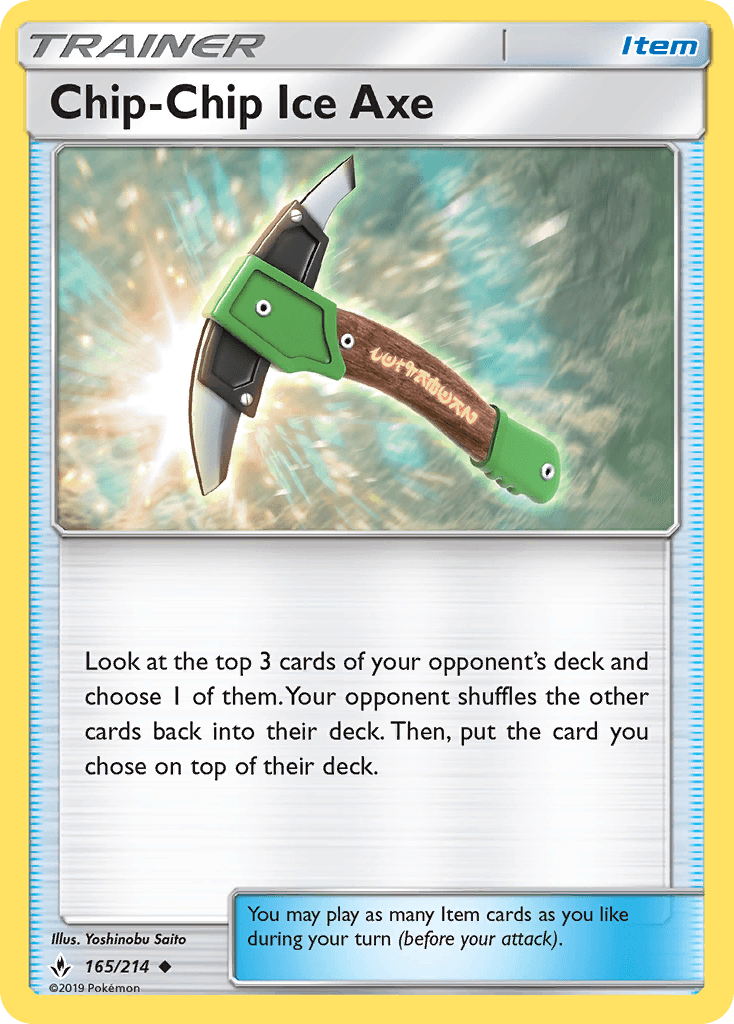 Chip-Chip Ice Axe Pokémon card