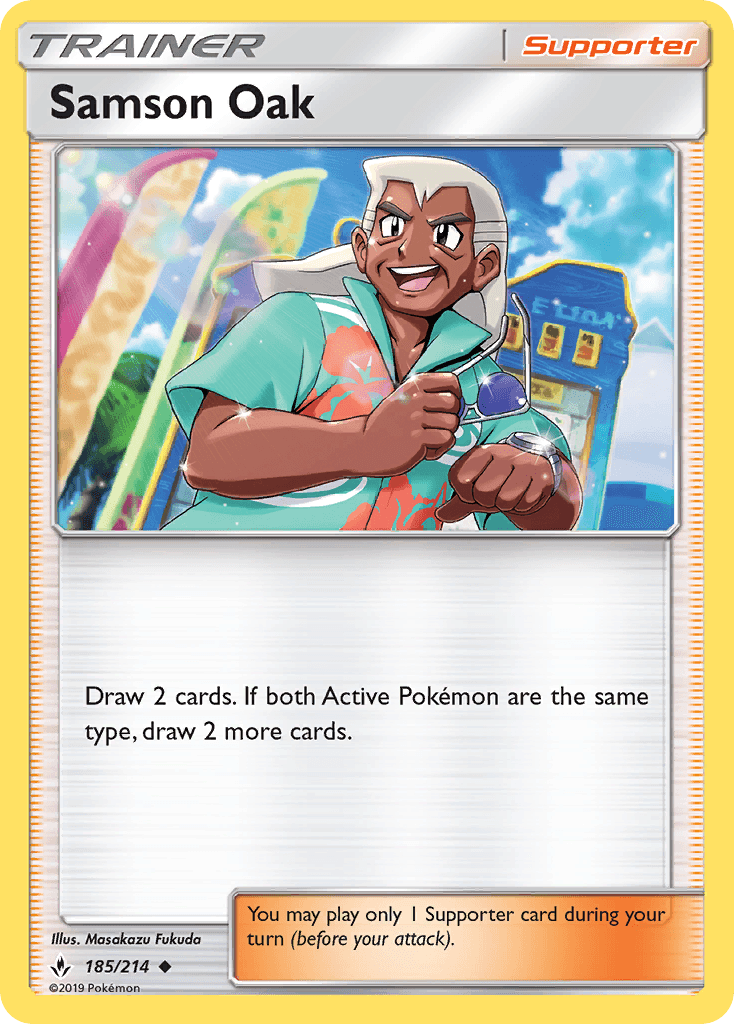 Samson Oak Pokémon card