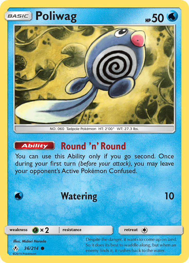 Poliwag Pokémon card