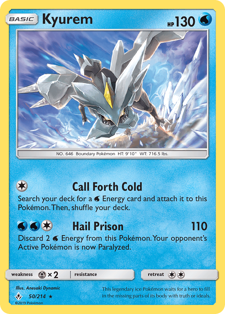 Kyurem Pokémon card