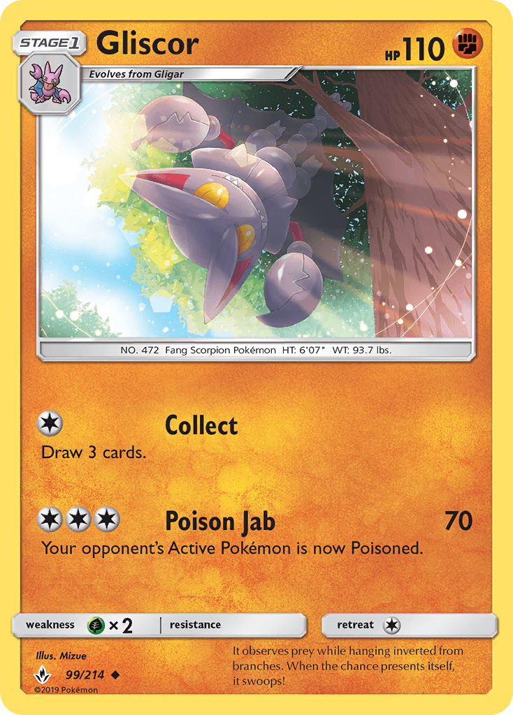Gliscor Pokémon card
