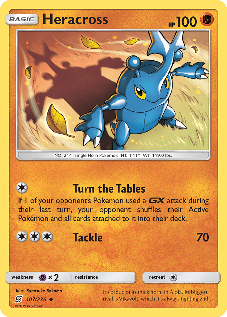 Heracross Pokémon card