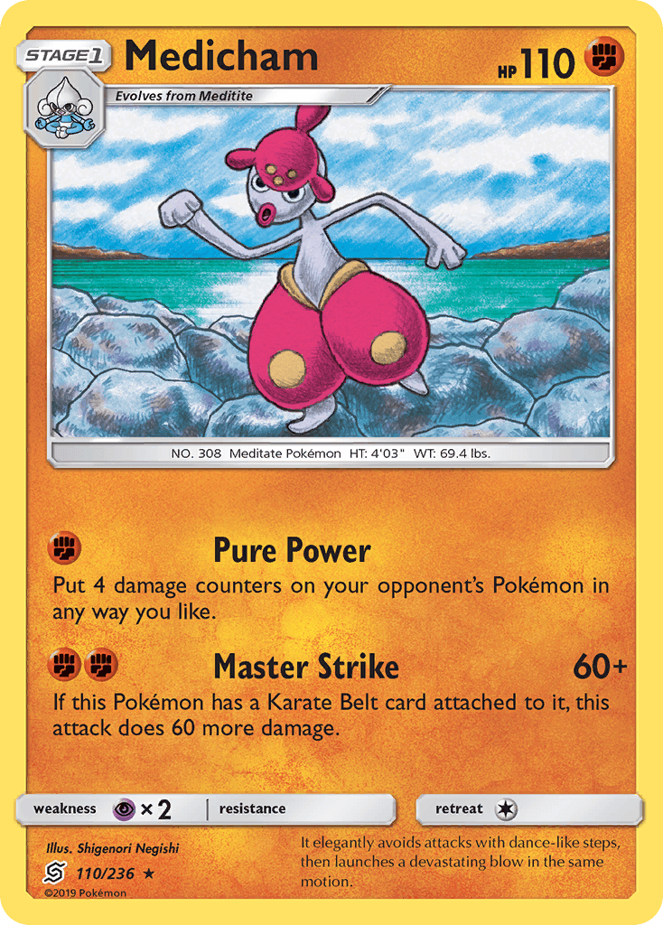 Medicham Pokémon card