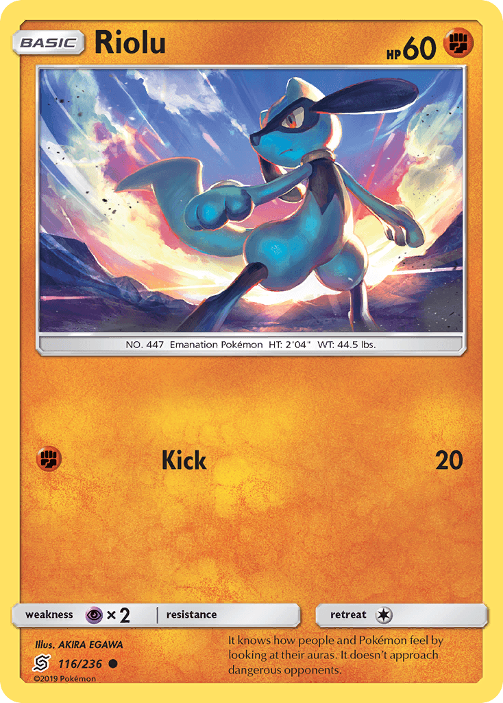 Riolu Pokémon card