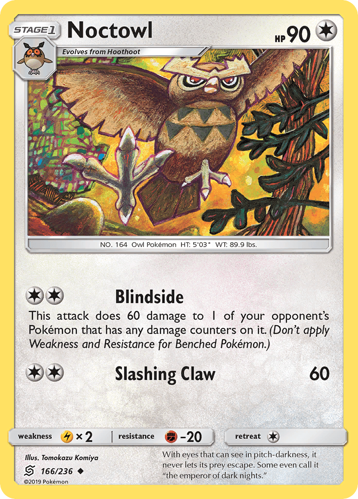 Noctowl Pokémon card