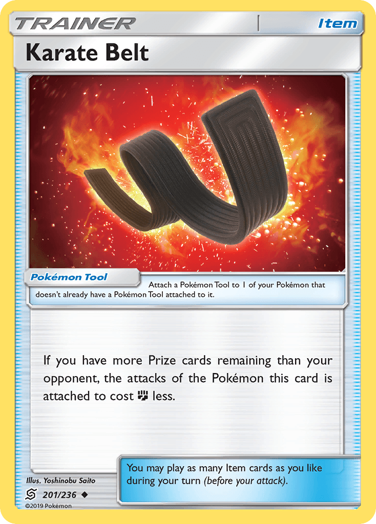 Karate Belt Pokémon card