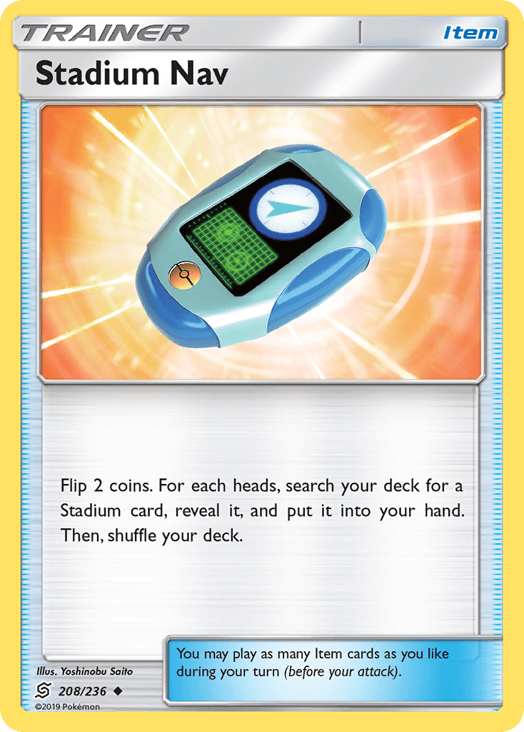 Stadium Nav Pokémon card