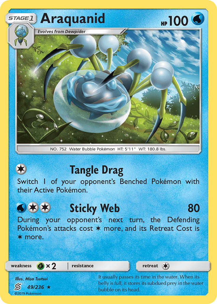 Araquanid Pokémon card