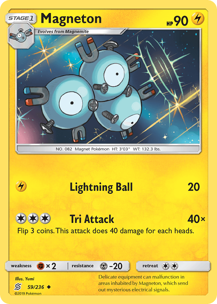 Magneton Pokémon card