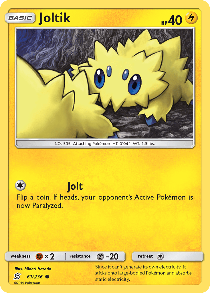 Joltik Pokémon card