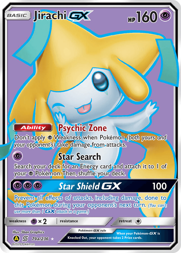 Jirachi-GX Pokémon card