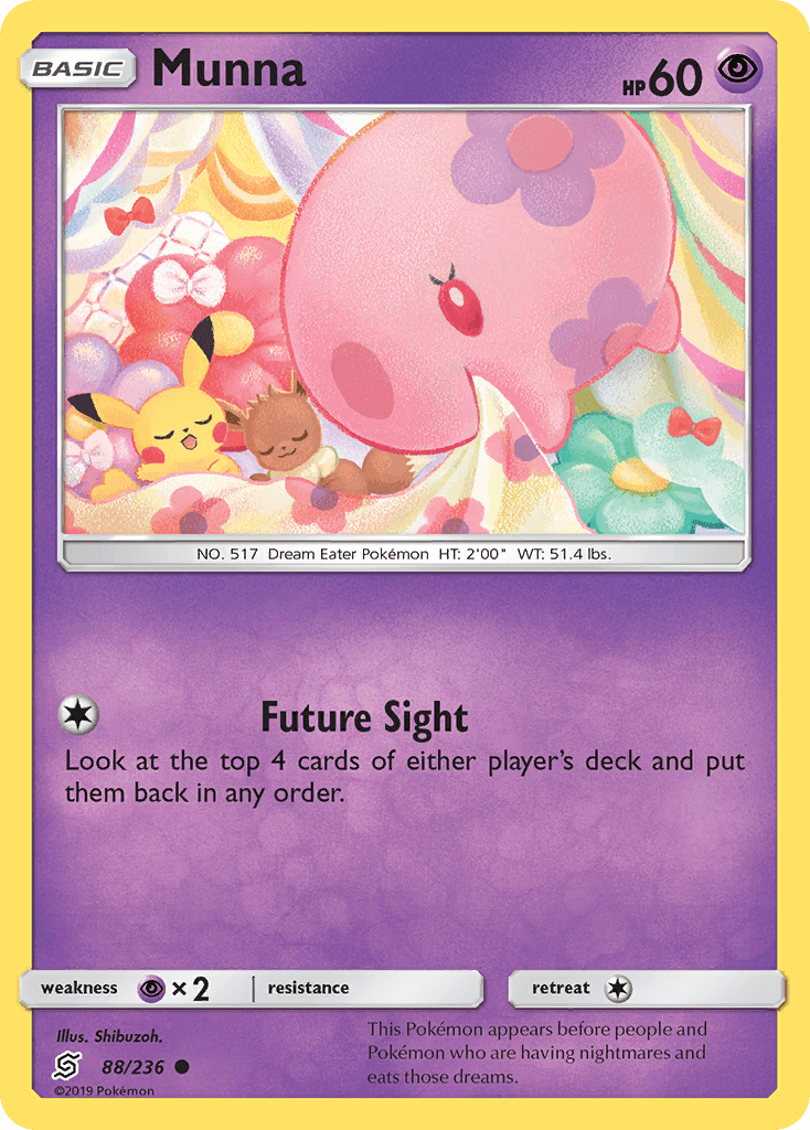 Munna Pokémon card