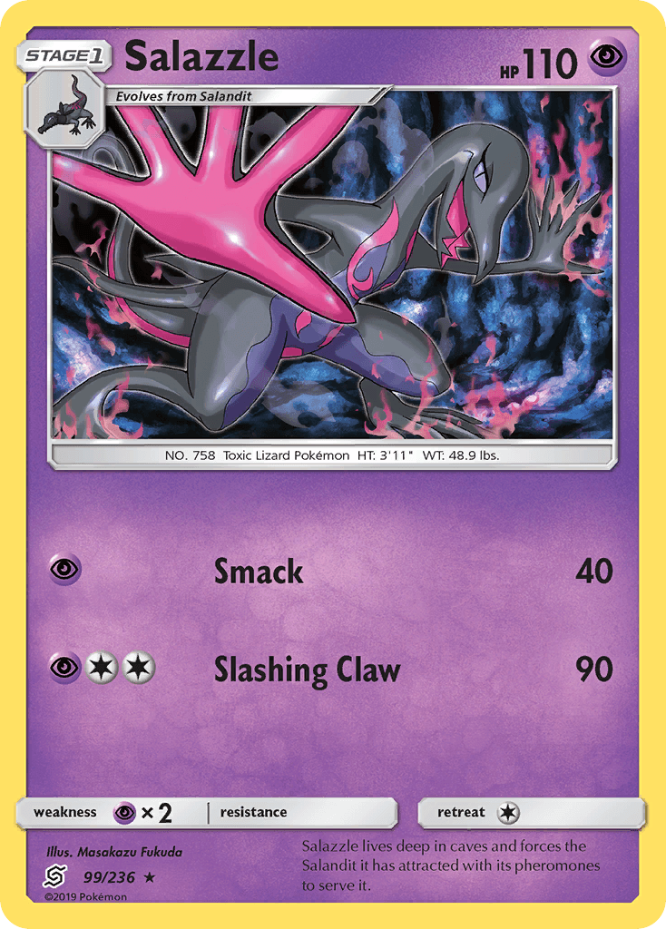 Salazzle Pokémon card
