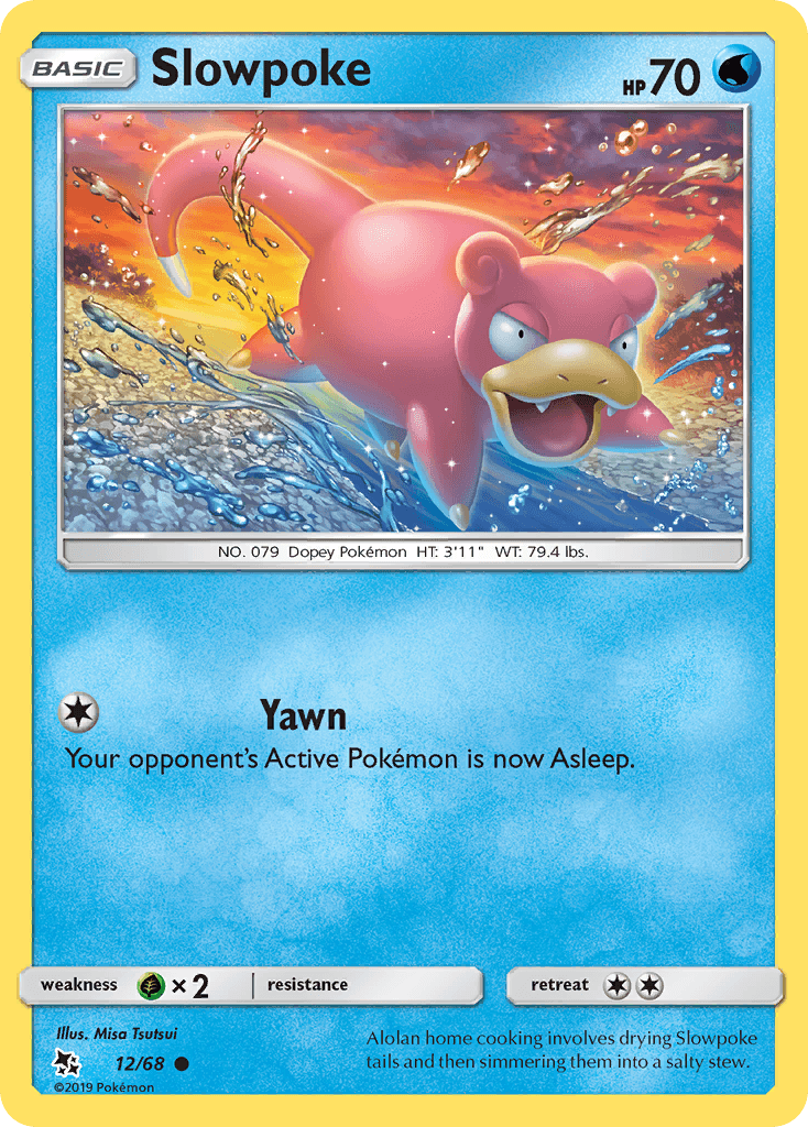Slowpoke Pokémon card
