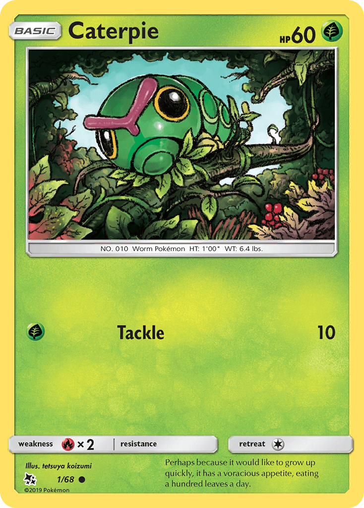 Caterpie Pokémon card