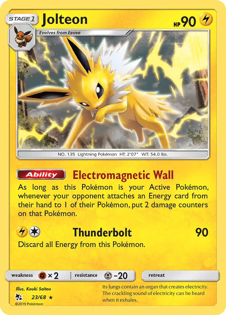 Jolteon from Hidden Fates