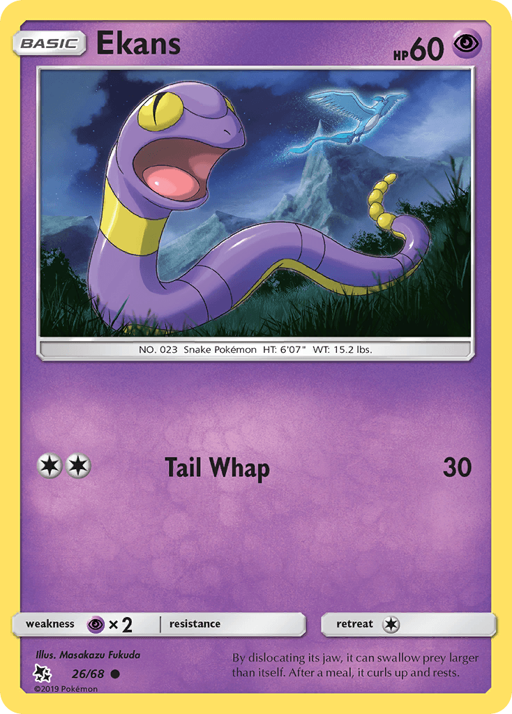 Ekans Pokémon card